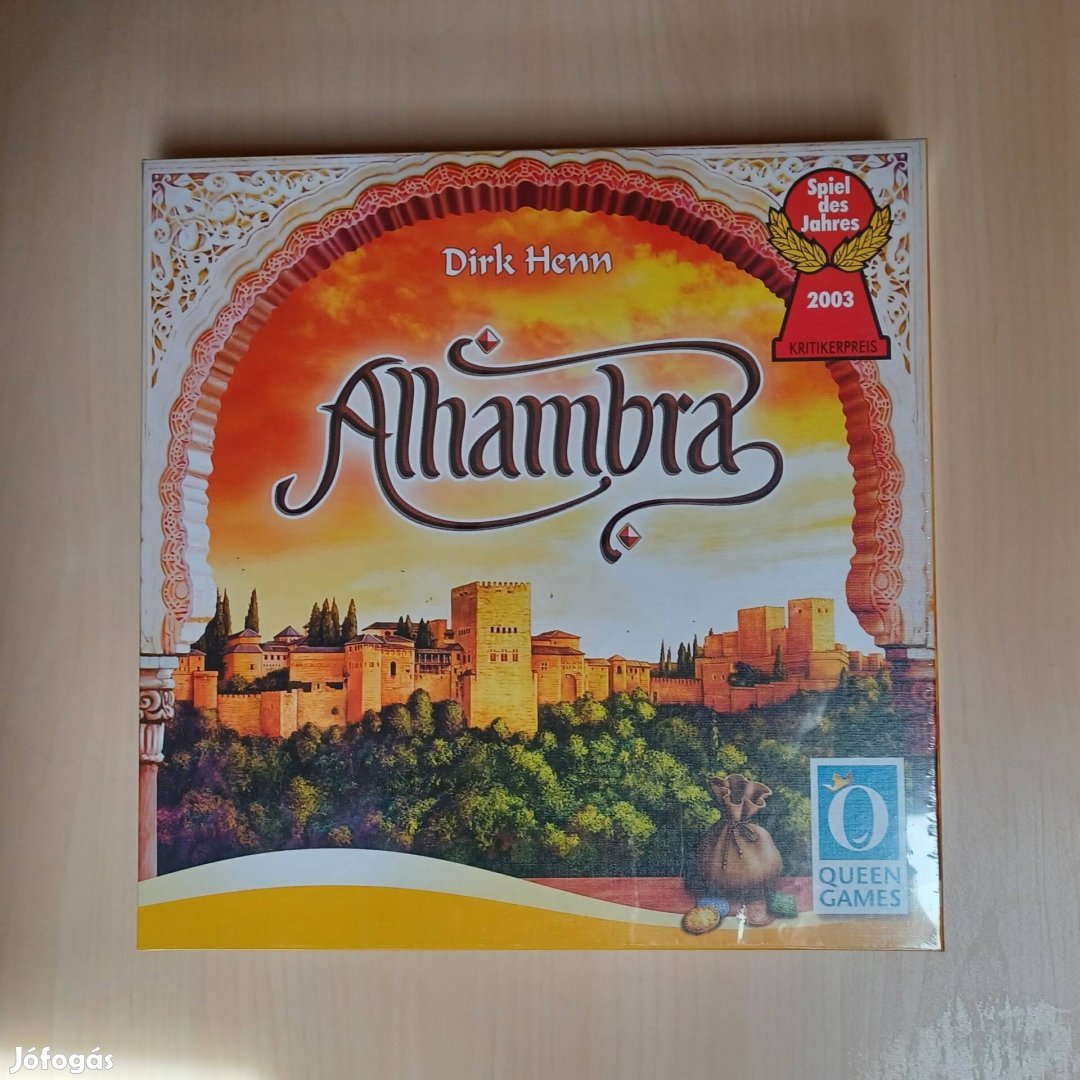 Új, bontatlan, fóliás Alhambra társasjáték