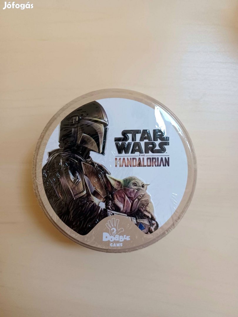 Új, bontatlan, fóliás Spot it Star Wars társasjáték Dobble Mandalorian