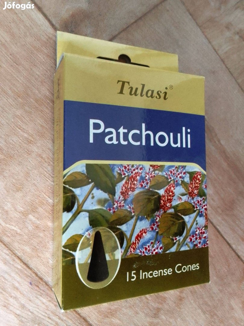 Új, bontatlan, kúpfüstölő Patchouli illatban