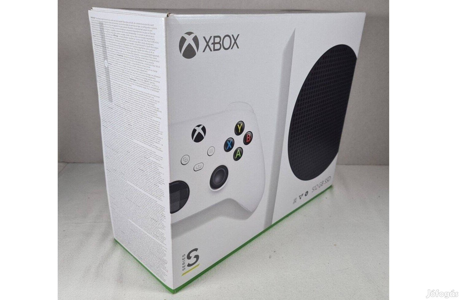 Új, bontatlan dobozos Xbox Series S gép 2 év Microsoft garanciával
