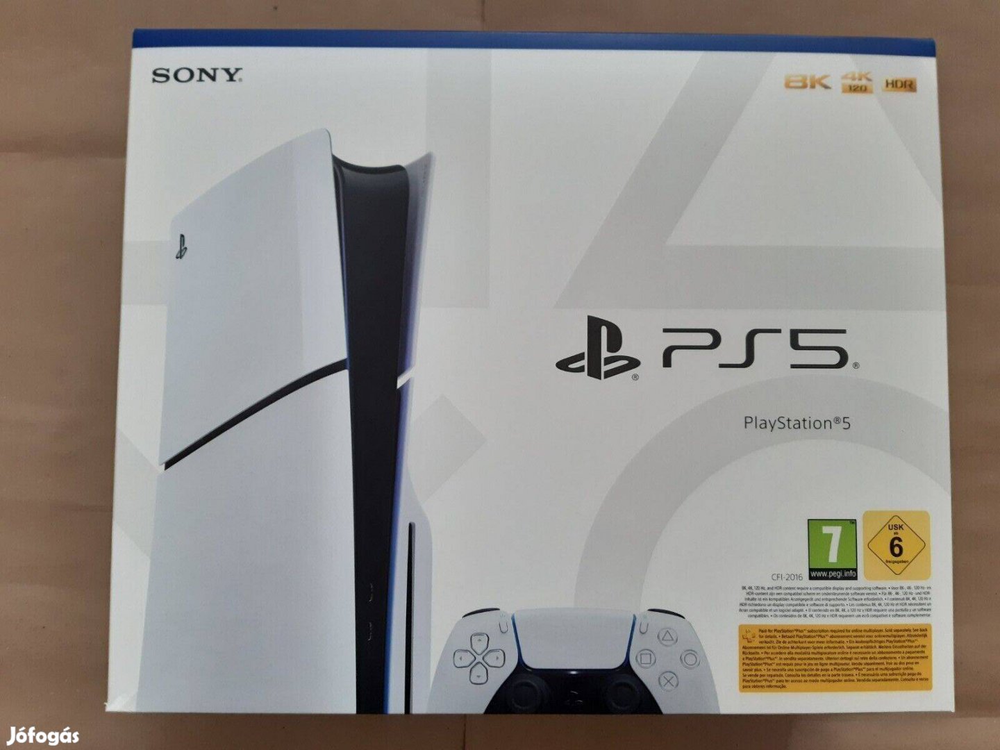 Új, bontatlan dobozos, PS5 Slim lemezes gép 2 év Sony garanciával