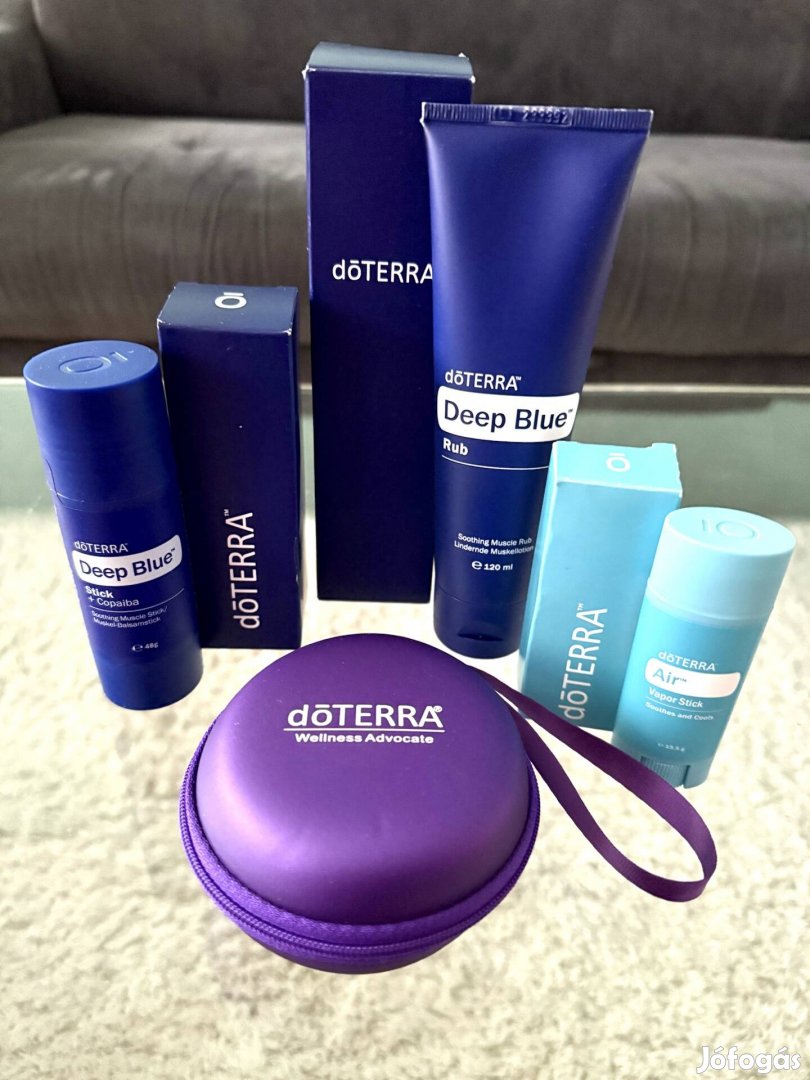 Új, bontatlan eredeti Doterra Deep Blue Rub és stick és Air stick - XVI ...