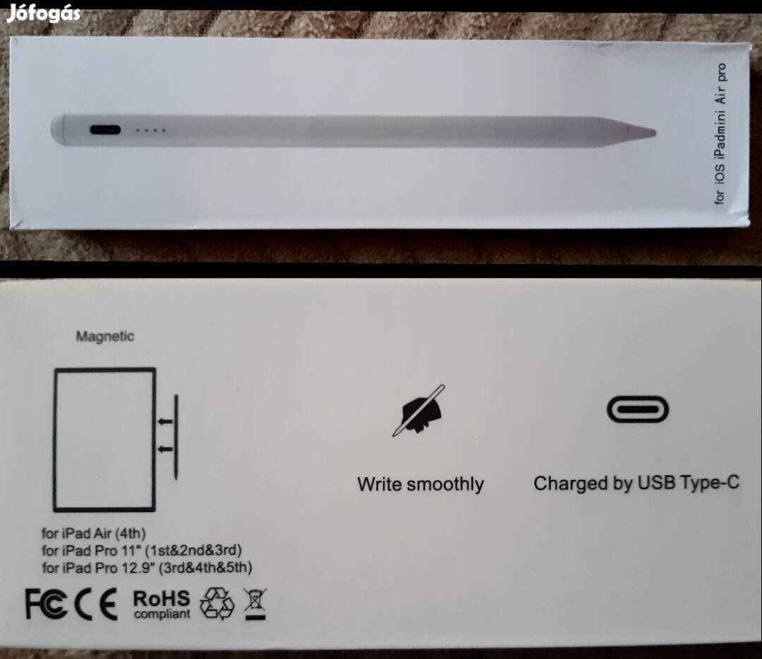 Új, bontatlan pencil, stylus pen Apple ipad-ekhez. 
