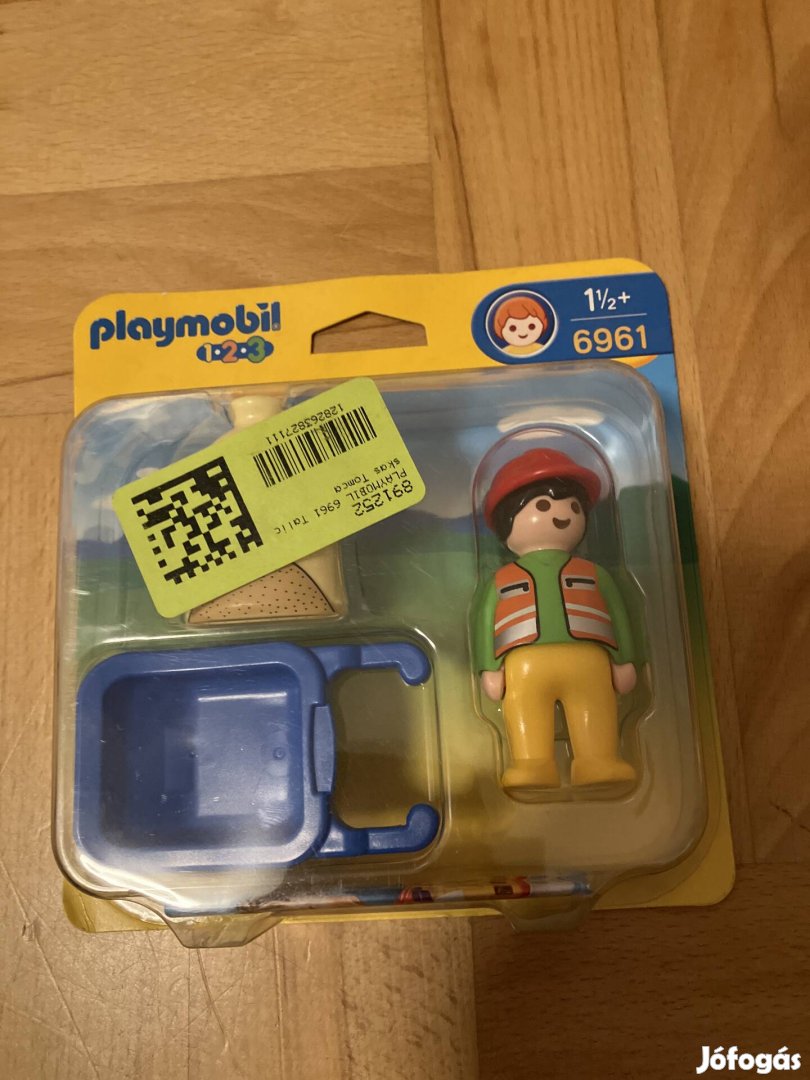 Új, bontatlan playmobil 6961 munkás talicskával