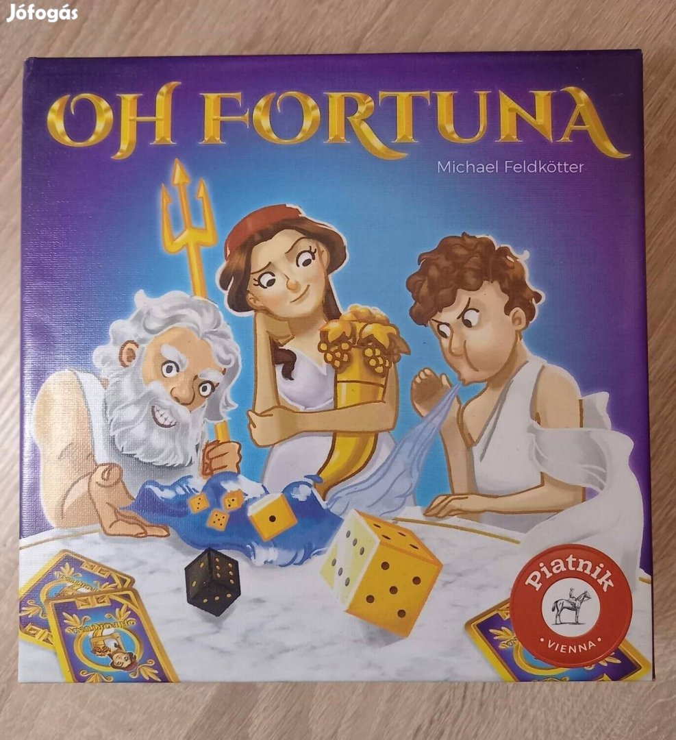 Új, bontott társasjáték - Oh fortuna, kártyajáték (Piatnik)