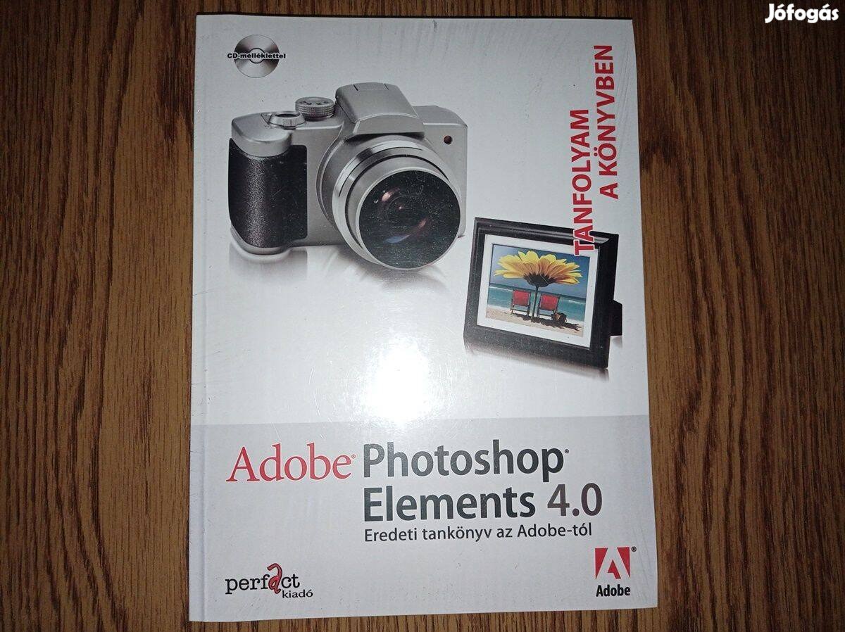 Új, celofános Adobe Photoshop könyv (Elements 4.0)
