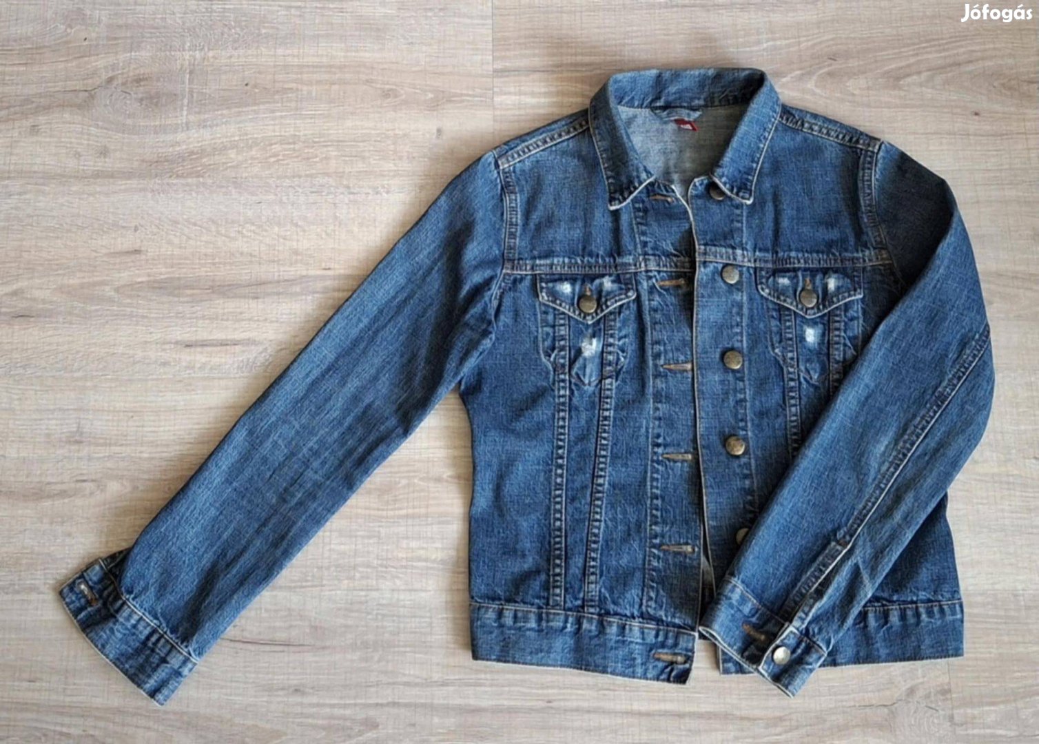 Új, cimkés H&M farmer dzseki, 36-os méret