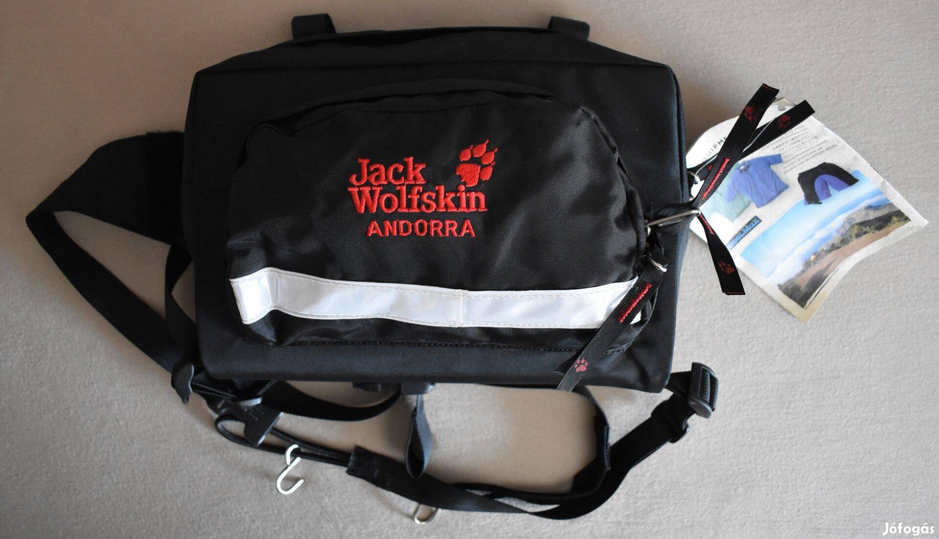 Új, címkés Jack Wolfskin kerékpáros táska