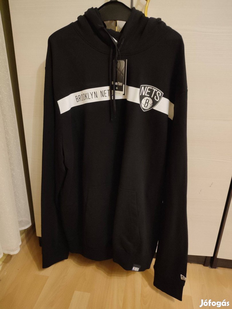 Új, címkés New Era Brooklyn Nets NBA pulóver XXL-es