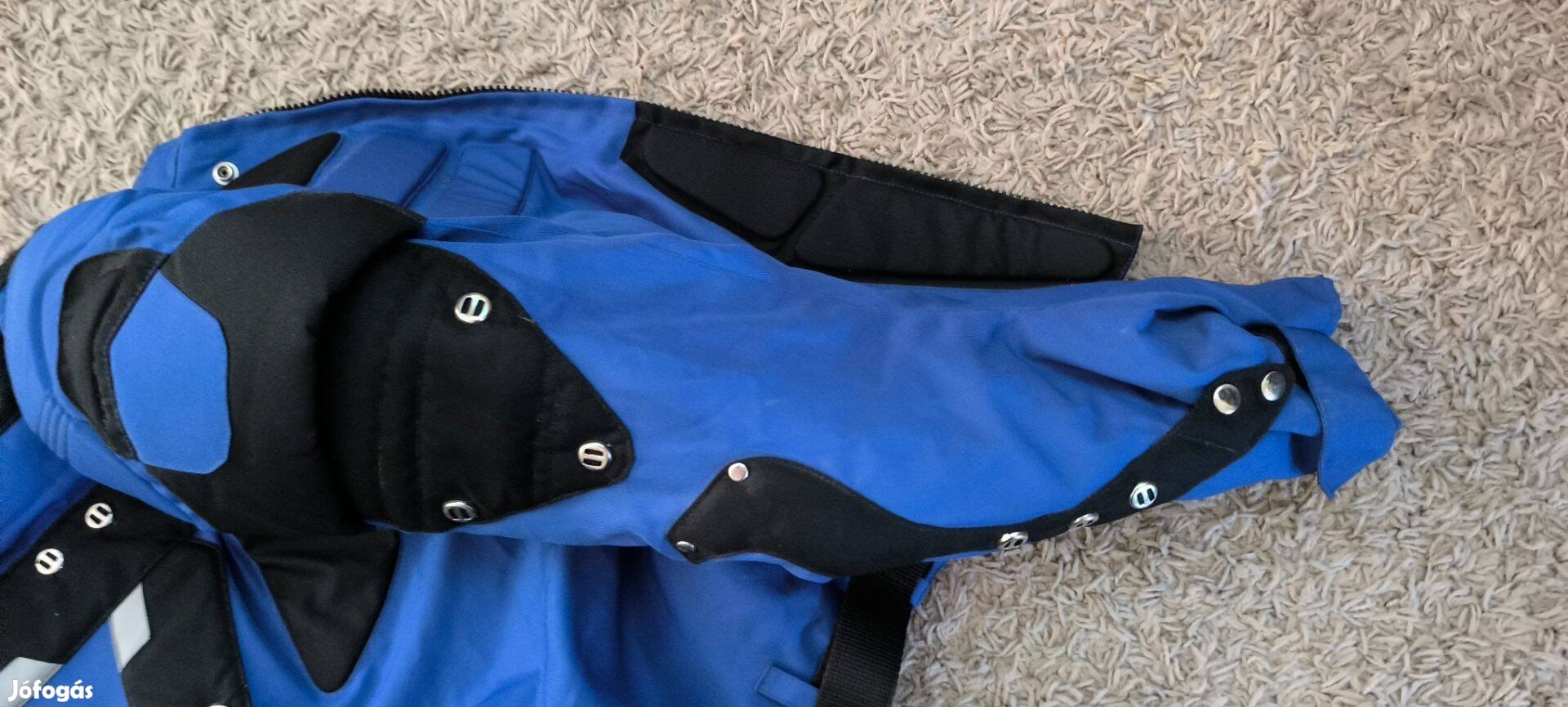 Új, címkés Textil férfi motoros kabát L / XL méretű
