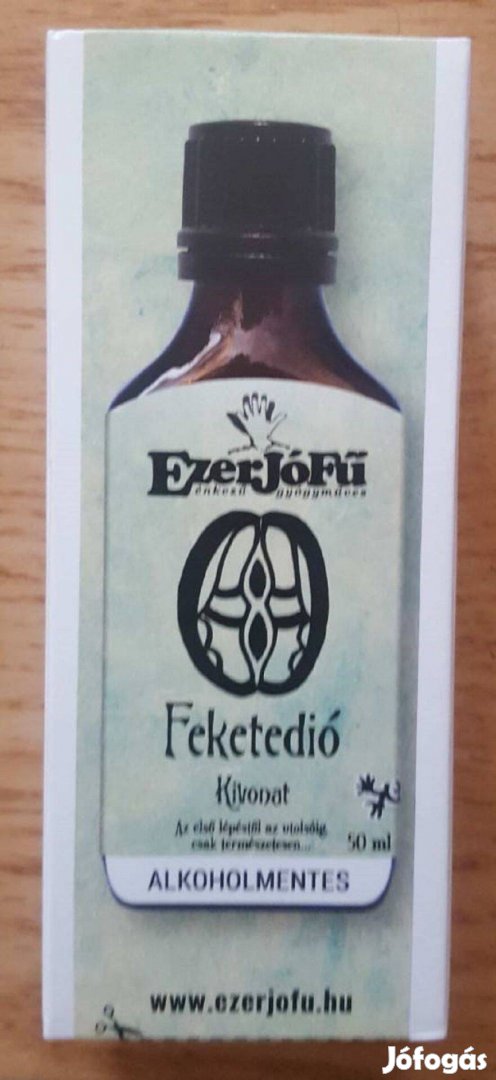 Új, csodás Ezerjófű feketedió tinktúra parazita ellen is