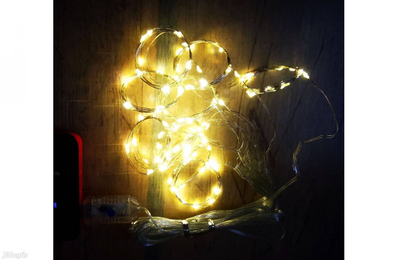 Új, dekorációs LED-es fényfüggöny 3x1 m-es, távirányítóval