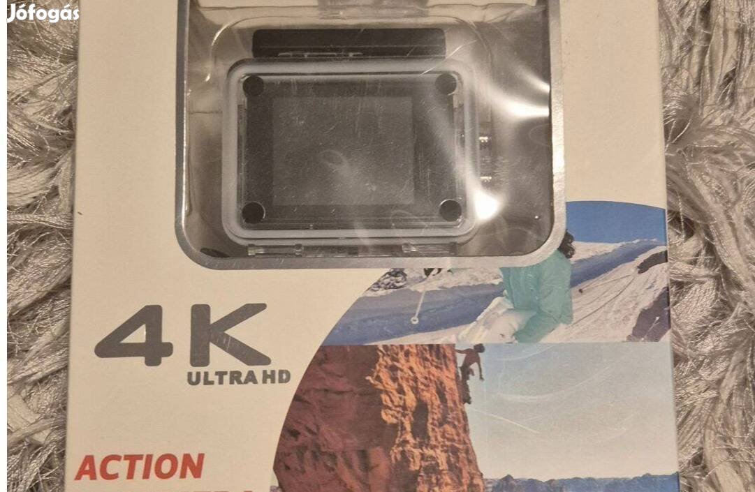Új, dobozos Akciókamera rengeteg tartozékkal, vízálló tokkal
