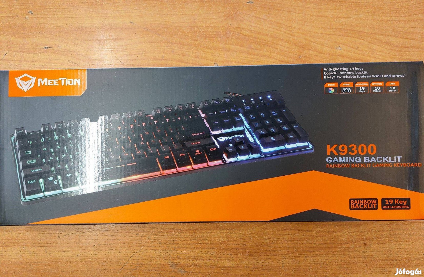 Új, dobozos RGB minőségi gamer billentyűzet (UK) leárazás!