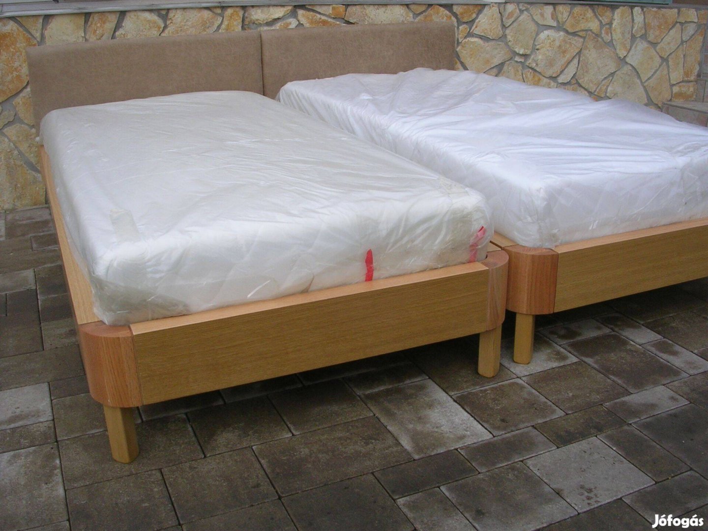 Új, dupla heverő, 90x200 cm