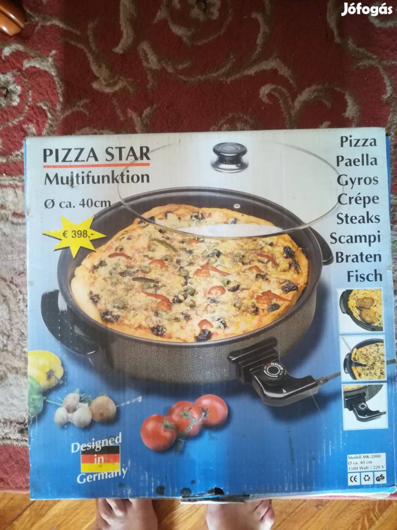 Új, elektromos pizzasütő eladó