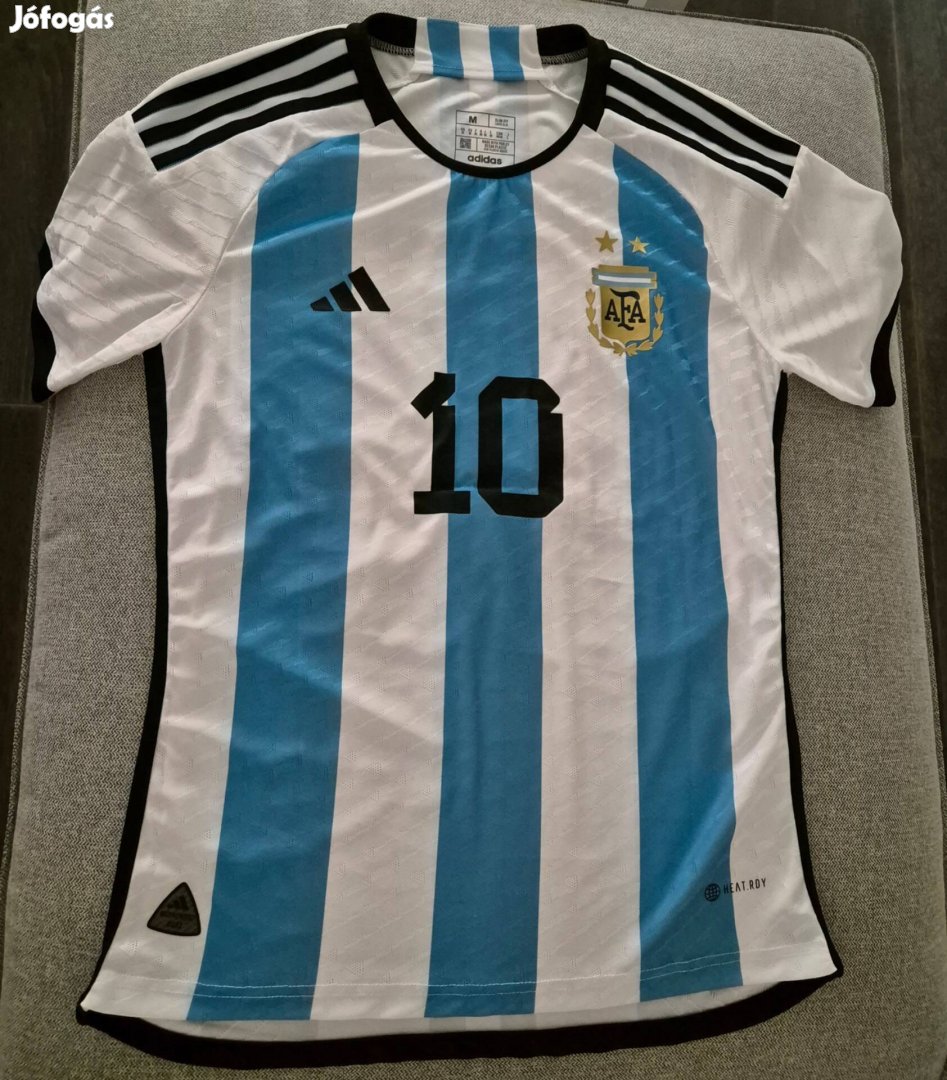 Új, erddeti Adidas Argentin Messi mez, M-es