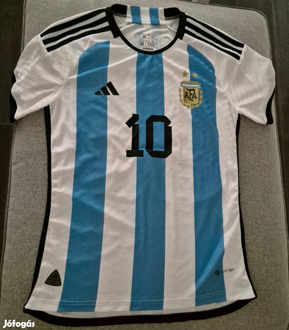 Új, eredeti Adidas Argentin Messi mez, M-es