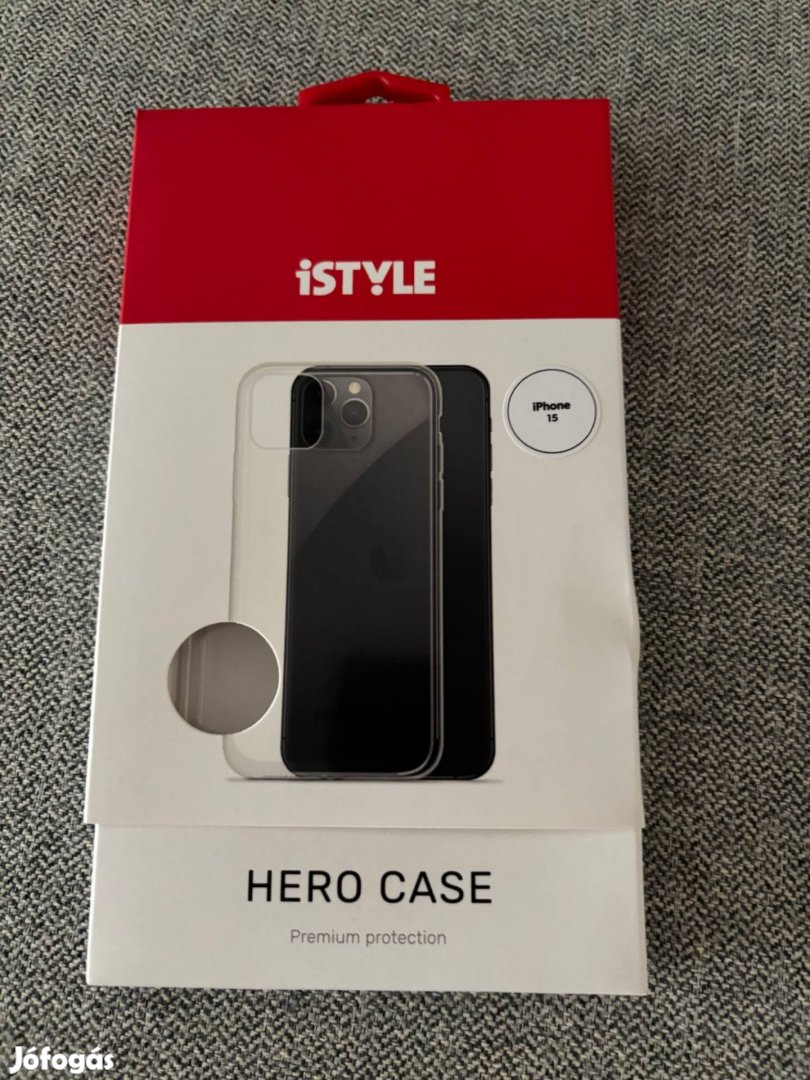 Új, eredeti Iphone 15 átlátszó Istyle tok