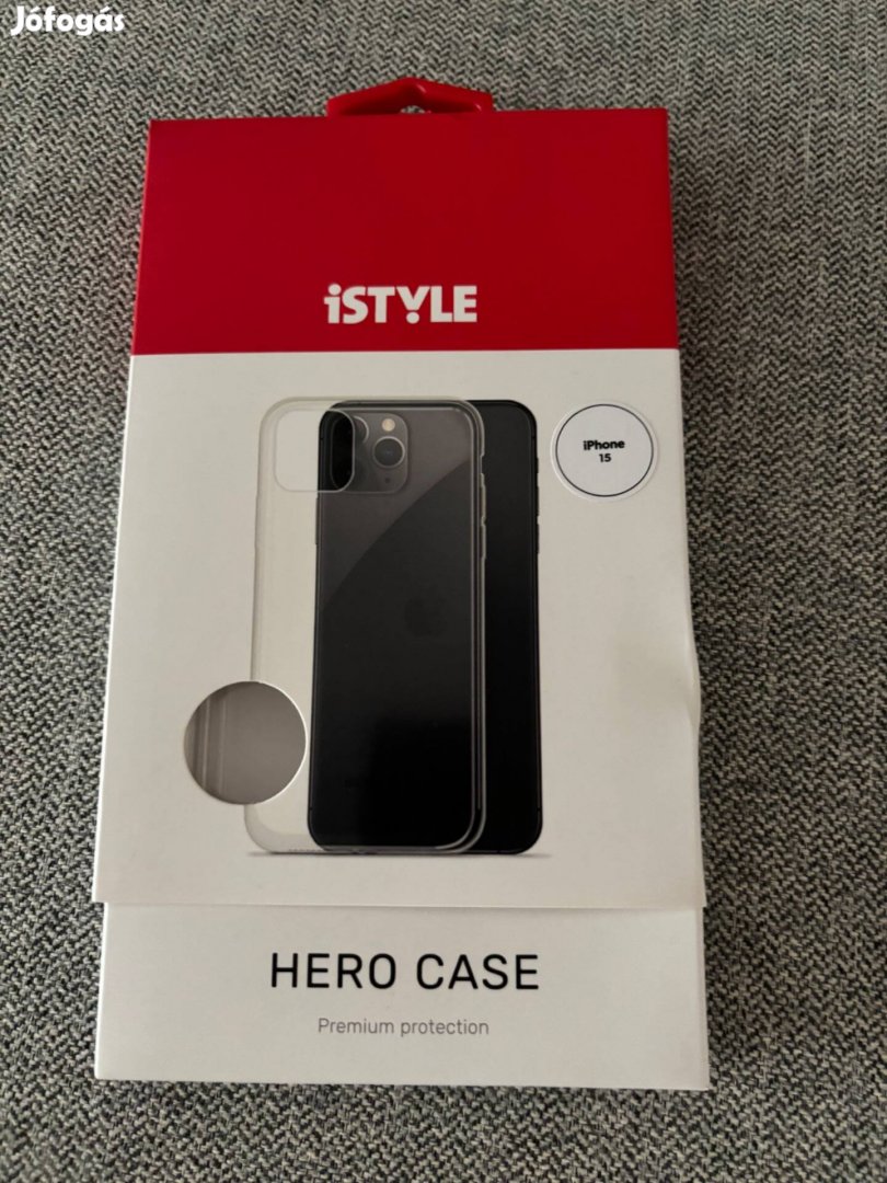 Új, eredeti Istyle Iphone 15 átlátszó tok