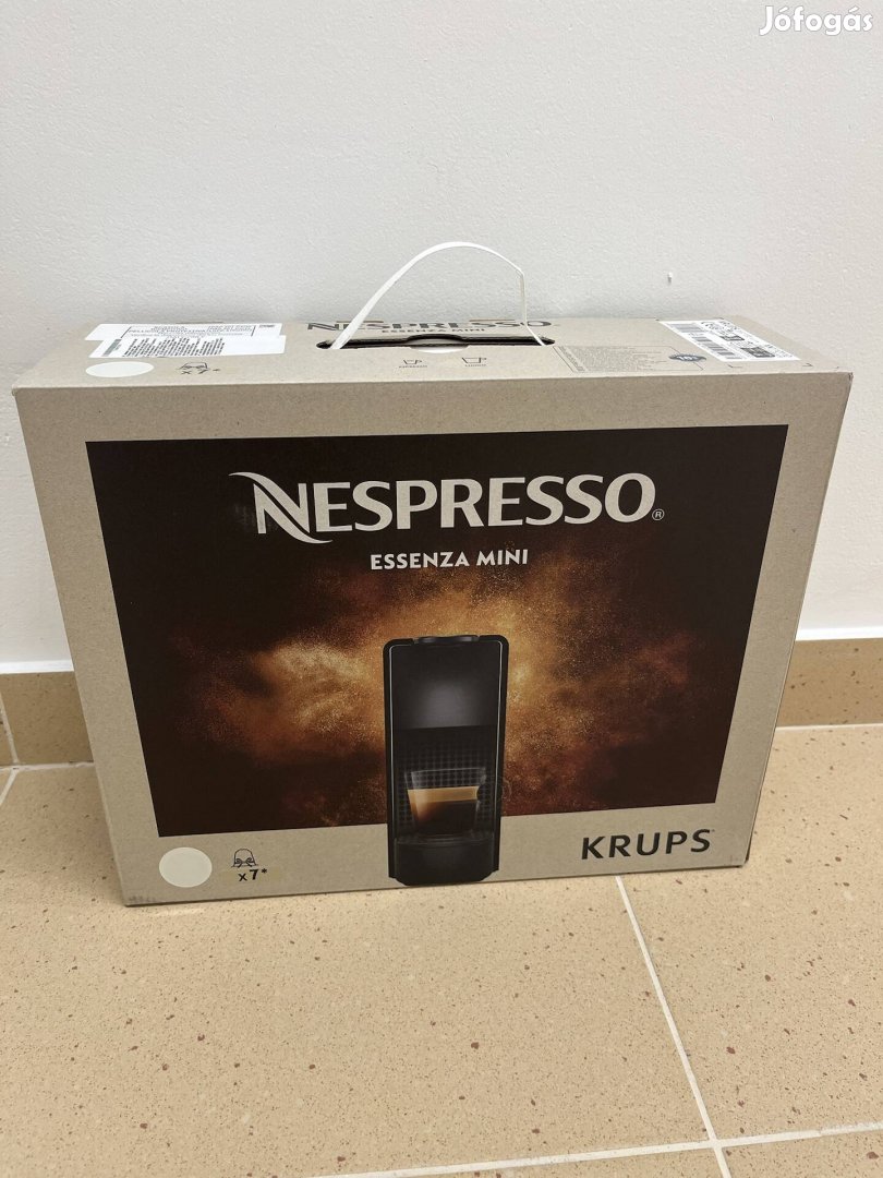 Új, fehér Nespresso Krups Essenza Mini kapszulás kávéfőző garanciával