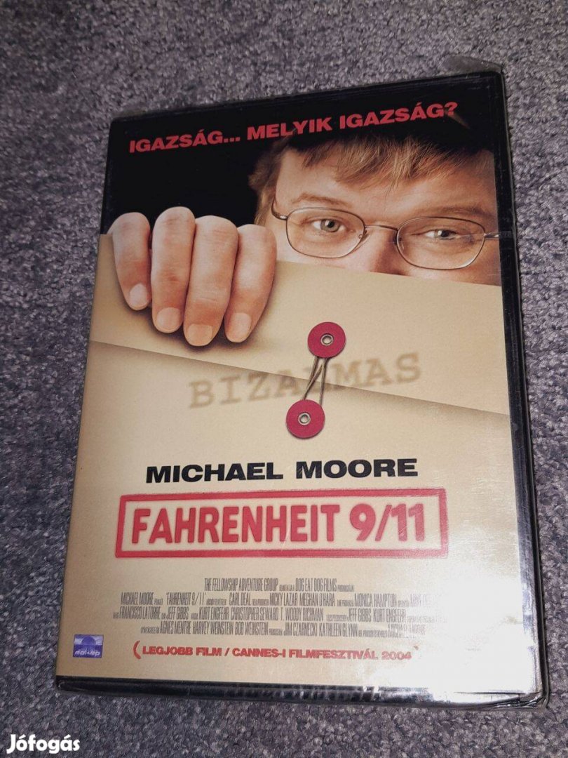 Új, fóliás Fahrenheit 9/11 DVD (2004) Szinkronizált (Michael Moore)