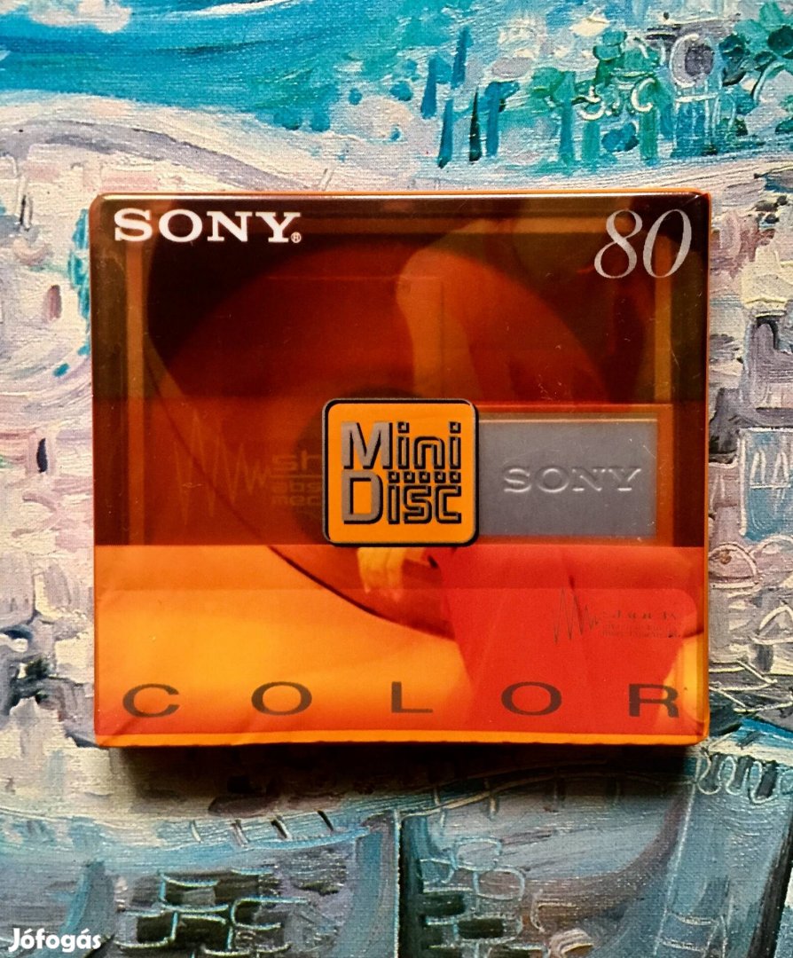 Új, fóliás Sony color 80 mini disc