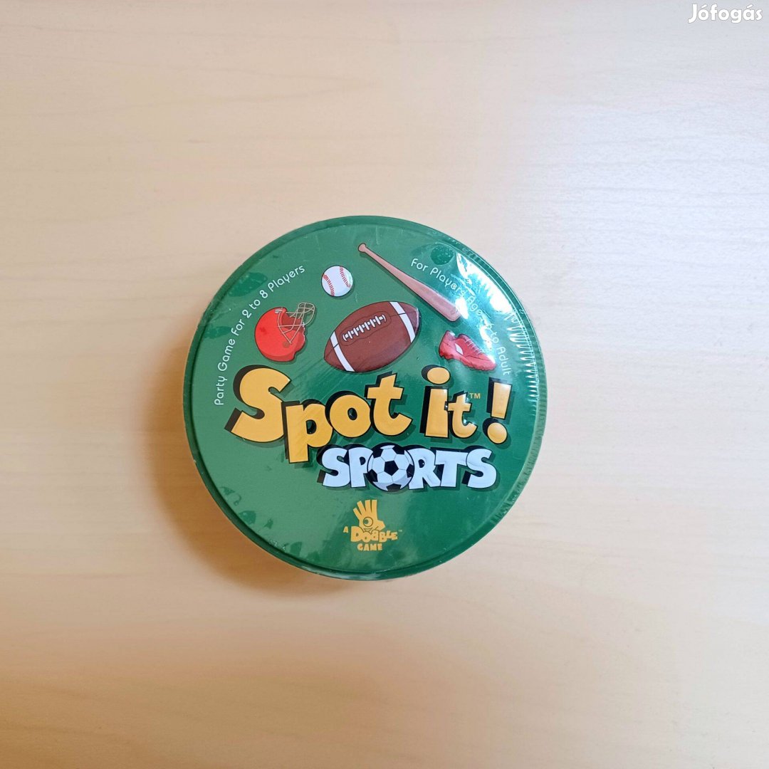 Új, fóliás Spot it Sports társasjáték Dobble Sportok kártyajáték