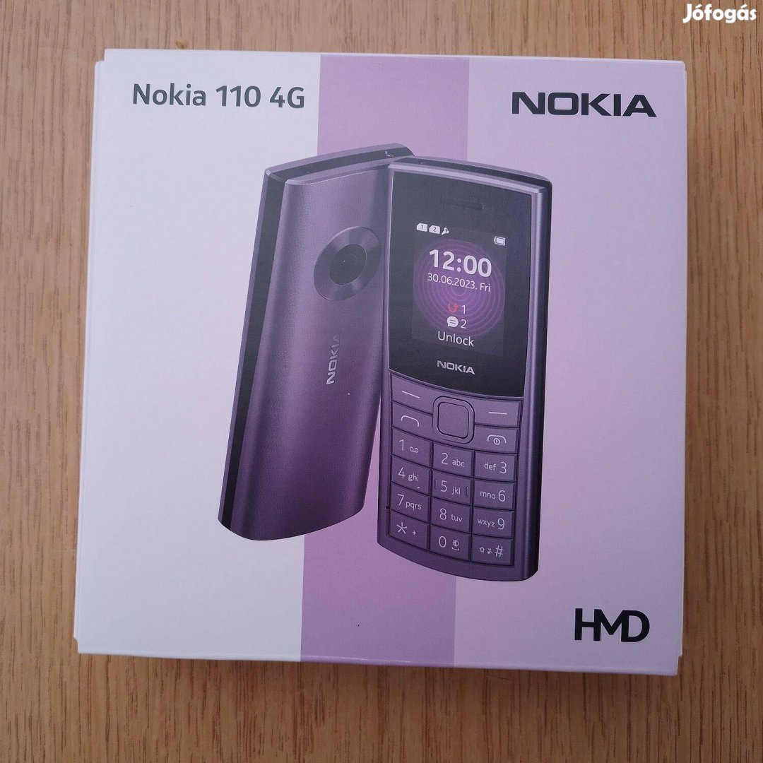 Új, garanciás Nokia 110 4G Dual Sim, kártyafüggetlen mobiltelefon