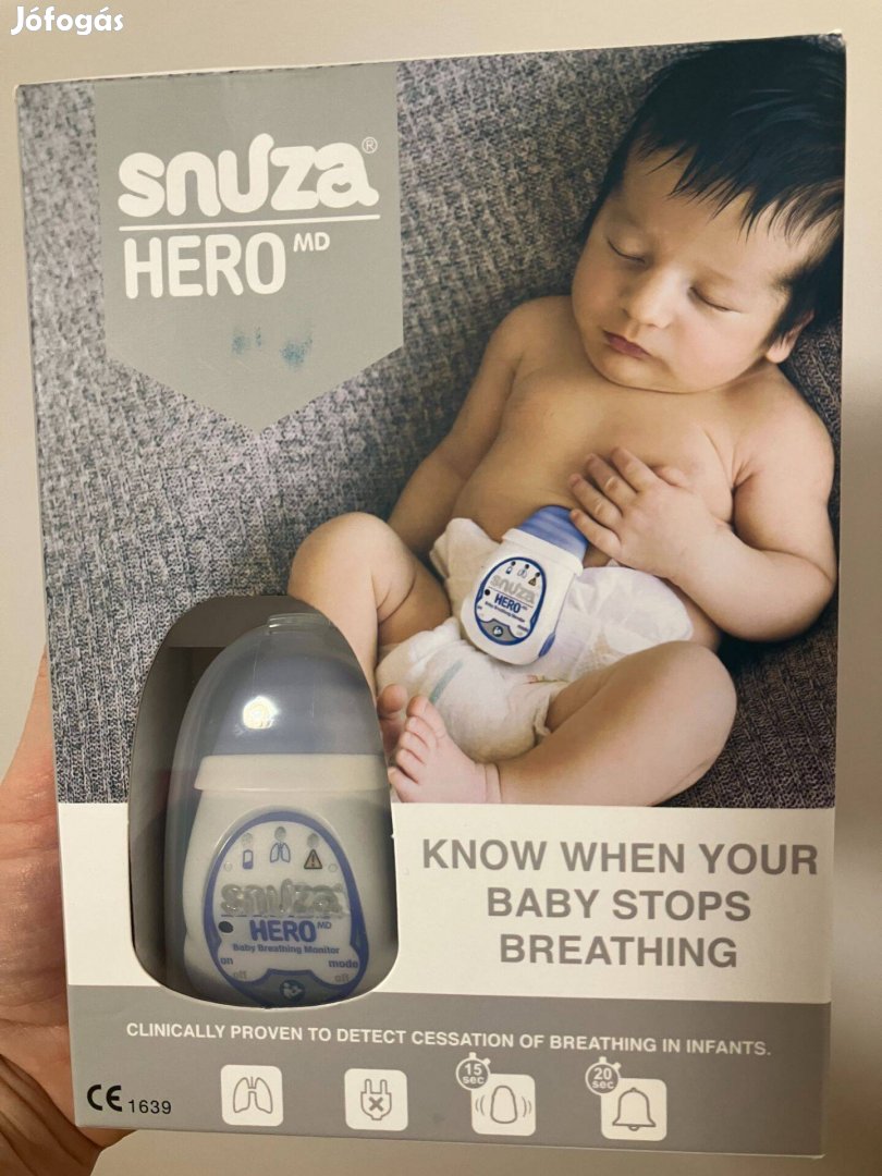Új, garanciás Snuza babafigyeló készülék Hero hordozható eladó!