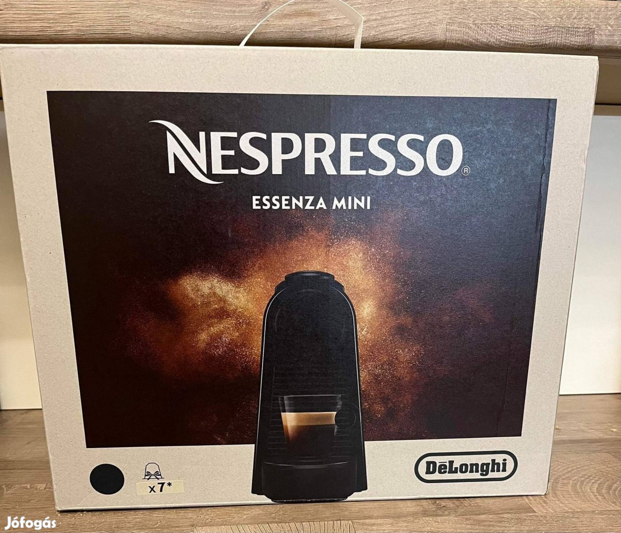 Új, garis Nespresso Essenza Mini kapszulás kávéfőző (fekete)