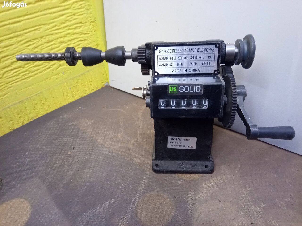 Új, mechanikus tekercselő gép