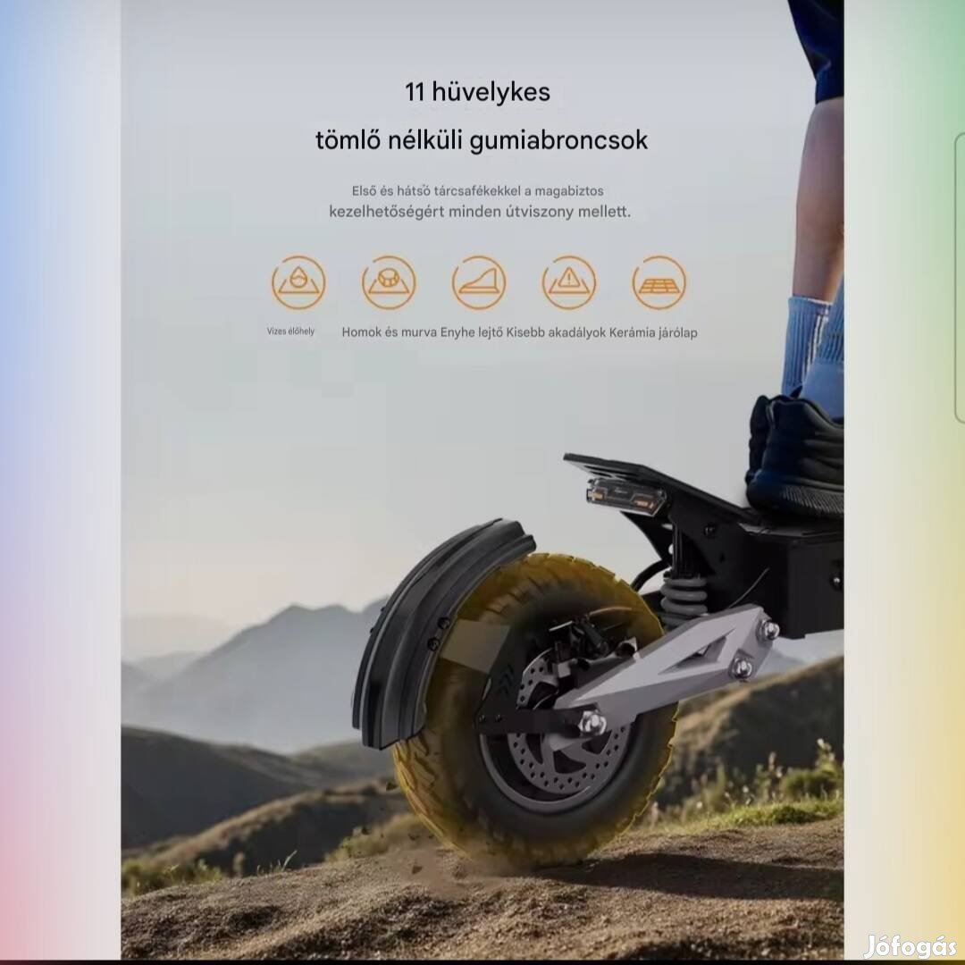 Új, nagy kerekű 11 Ootd T10 elektromos roller eladó!