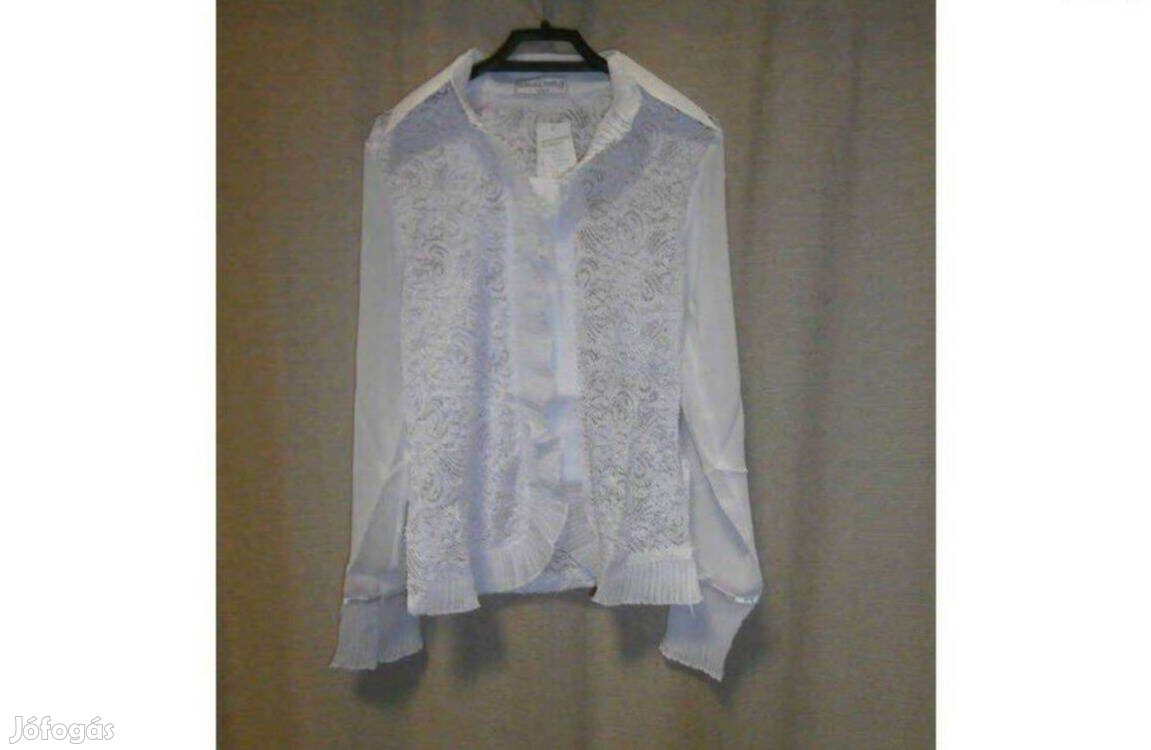 Új, nagyon szép, csipkés lányka blúz, méretek 134,146,152