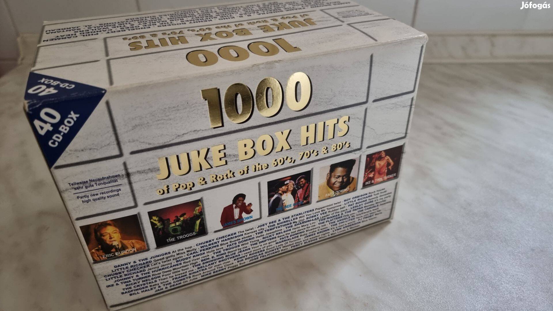 Új, nem használt 1000 Juk Box Hits 40 CD 9.000.- ft. eladó