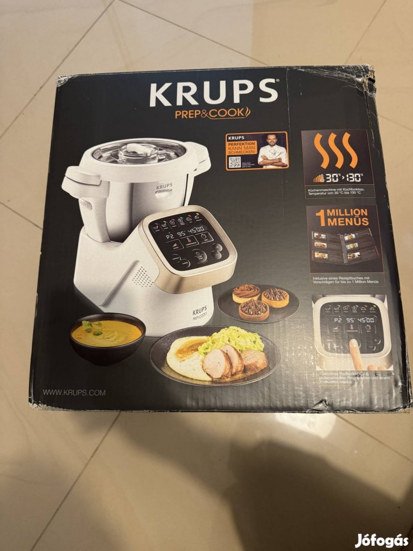 Új, nem használt Krups Prep & Cook HP503117 konyhai robotgép