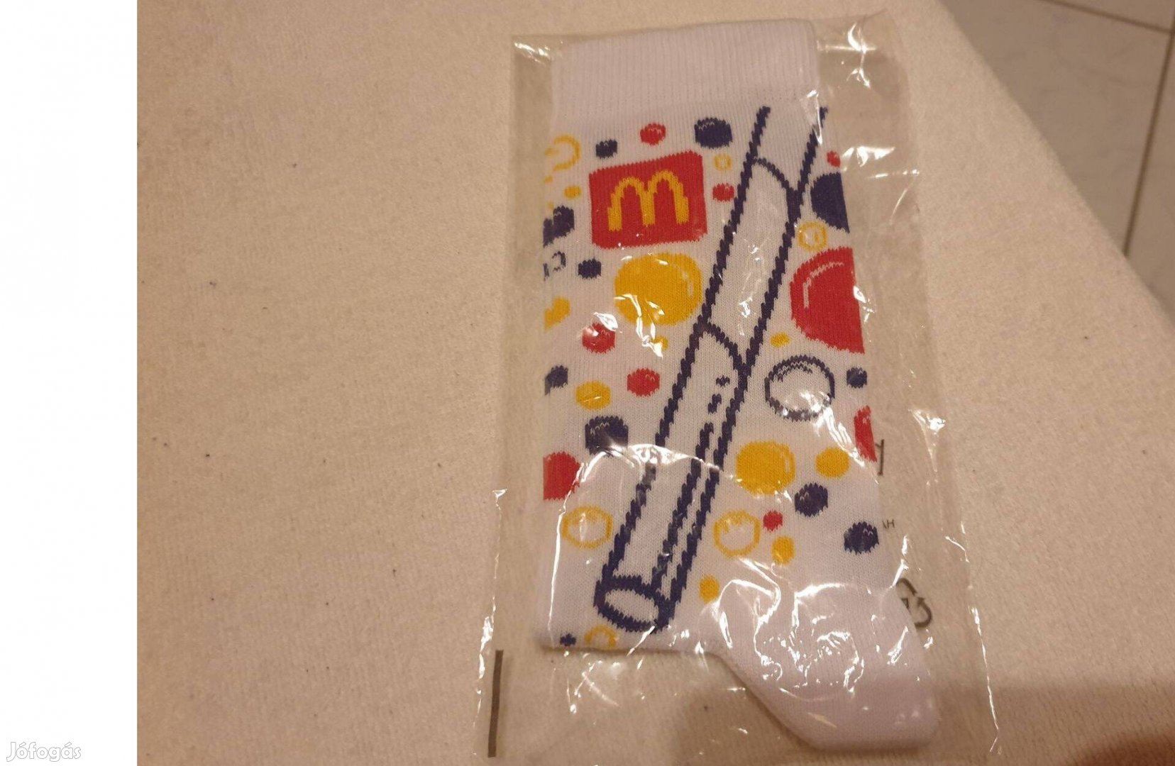 Új, nem használt Mekis Mcdonald's zokni (35-39-es méret), unisex