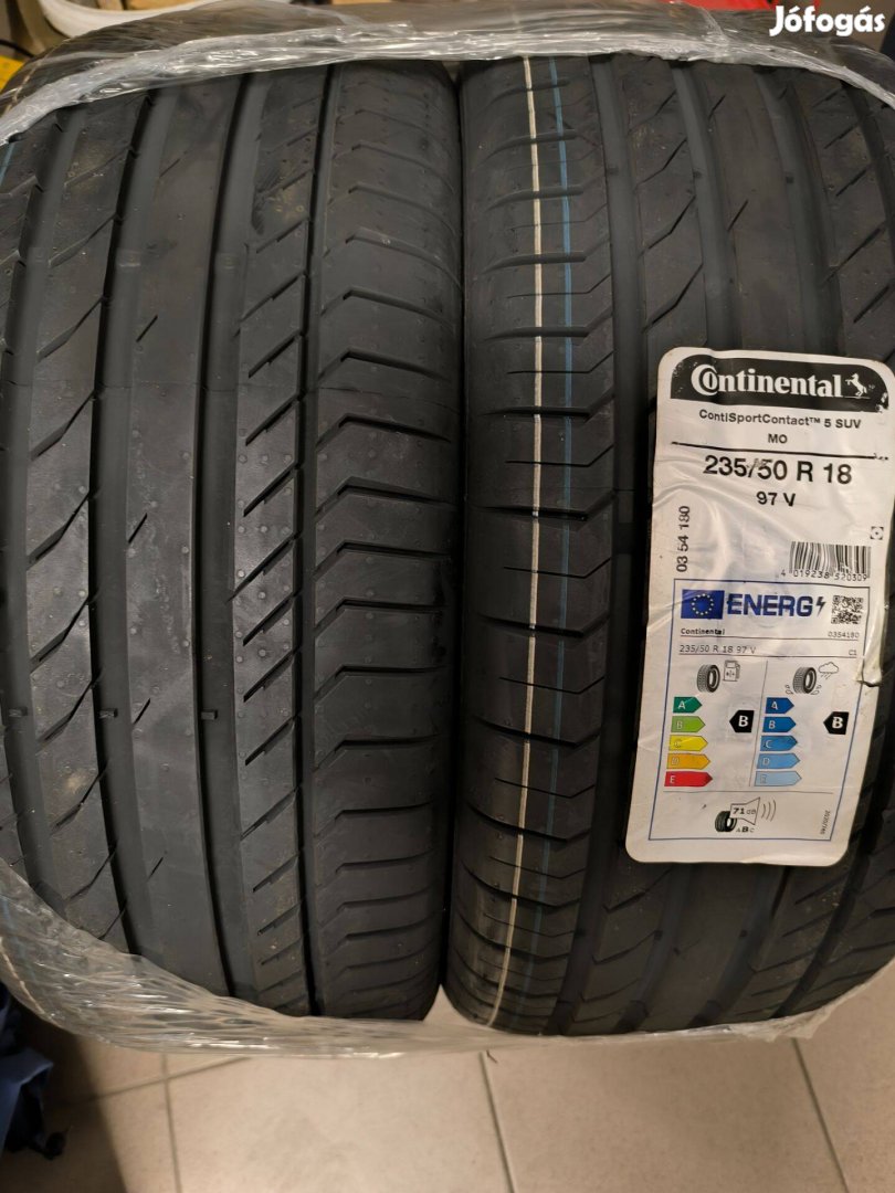 Új, nyári (2db) Continental 235/50 R18 SUV