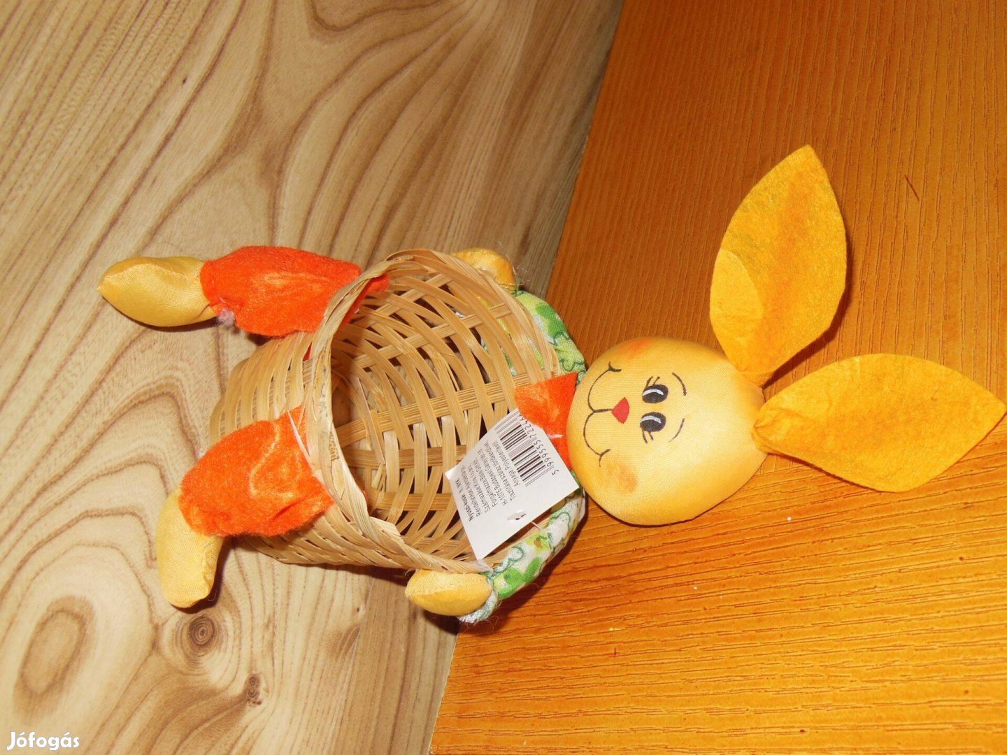 Új, nyuszi kosár, húsvéti dekoráció csomag