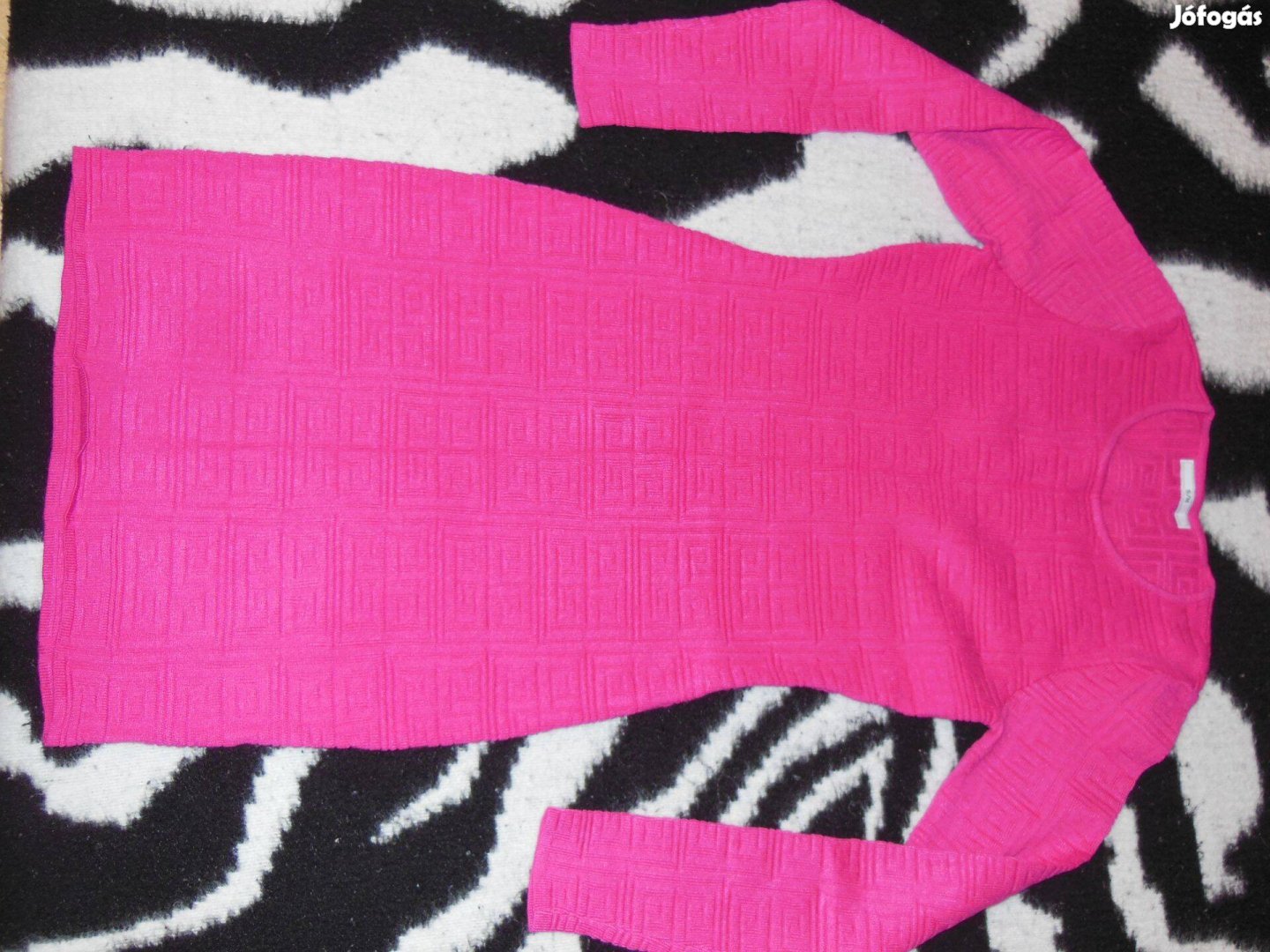 Új, pink mini ruha, S/M
