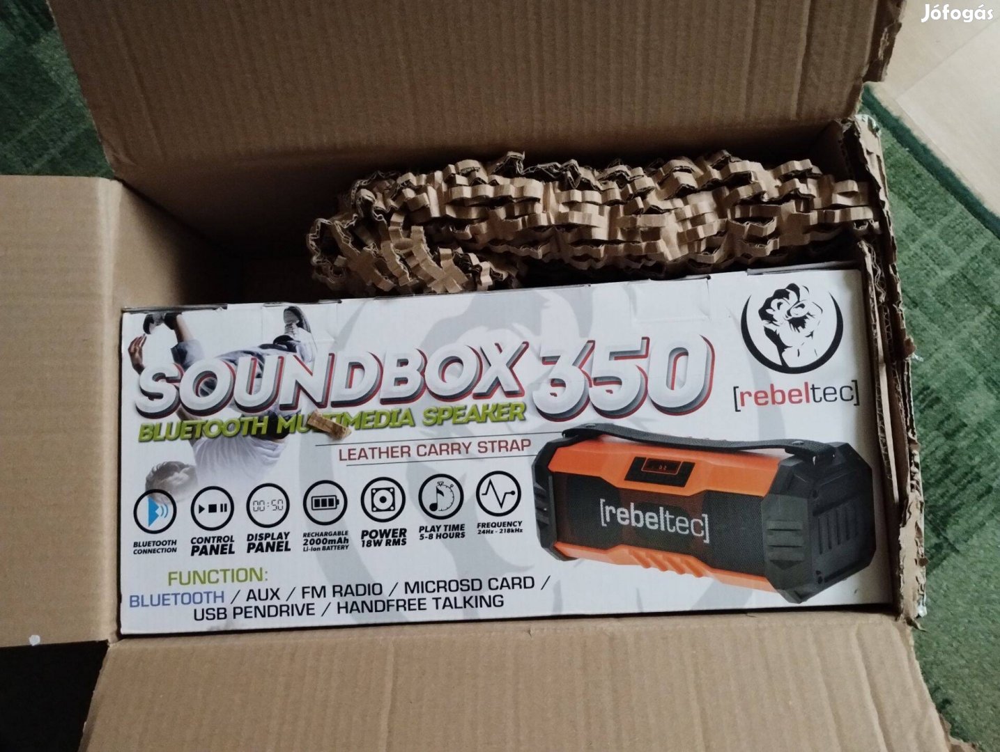 Új, rebecal soundbox 350