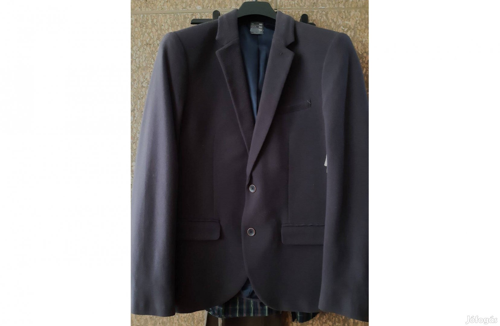 Új, szürke férfi zakó, 50-es méret