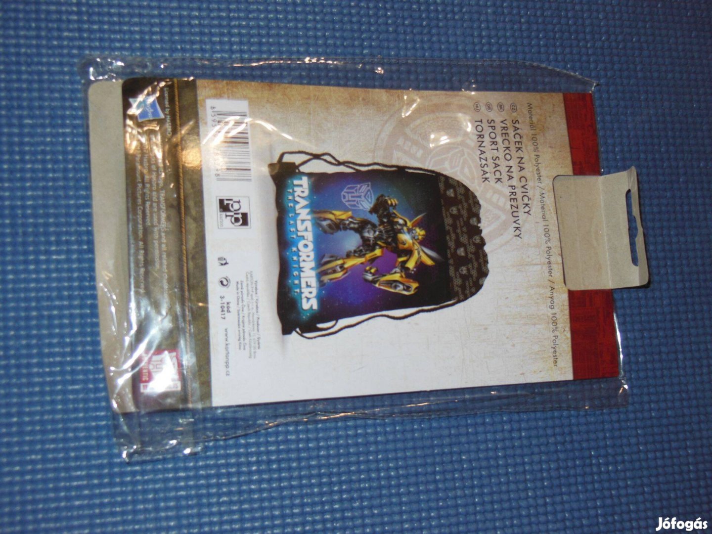 Új, tornazsák, ovis zsák. Transformers, Bumblebee