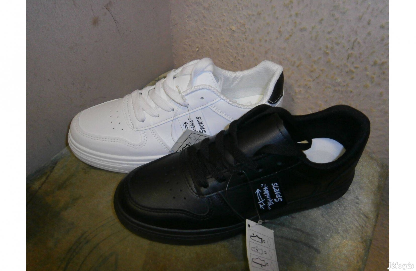 Új, trendi sneakers sportcipő színekben, méretek: 36-41-ig