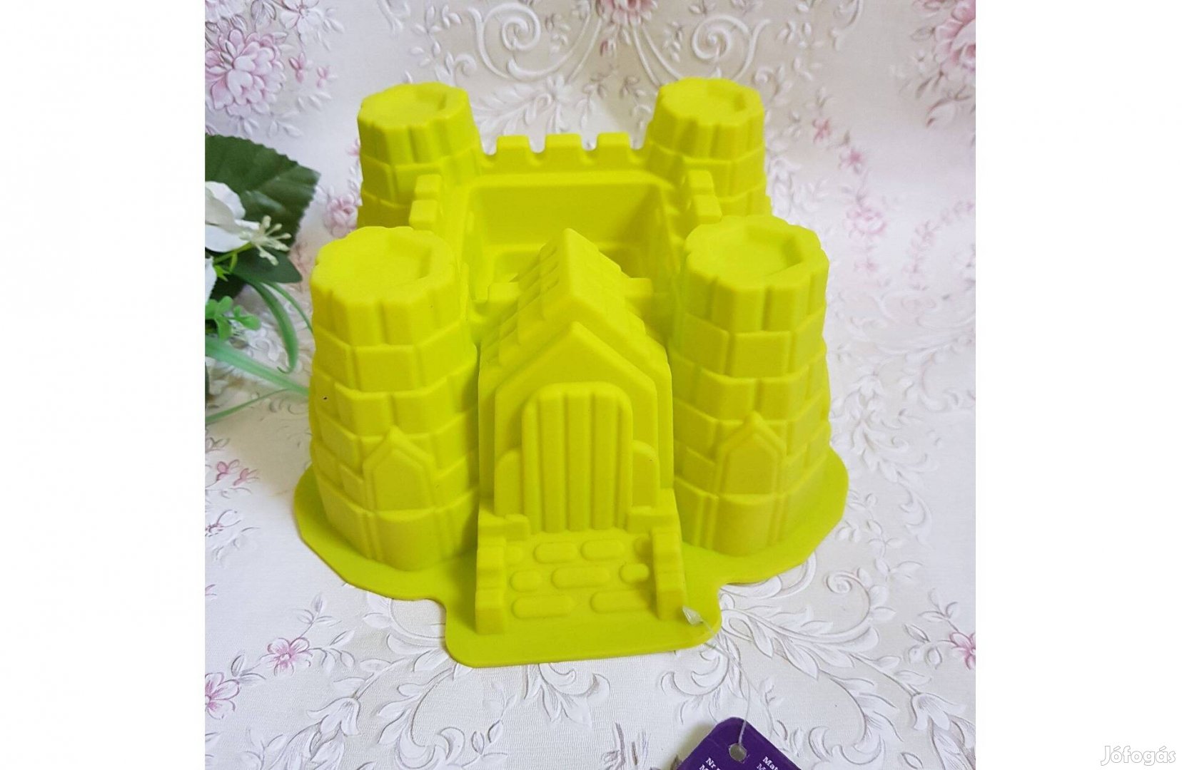 Új, vár alakú szilikon sütőforma, kuglóf sütőforma