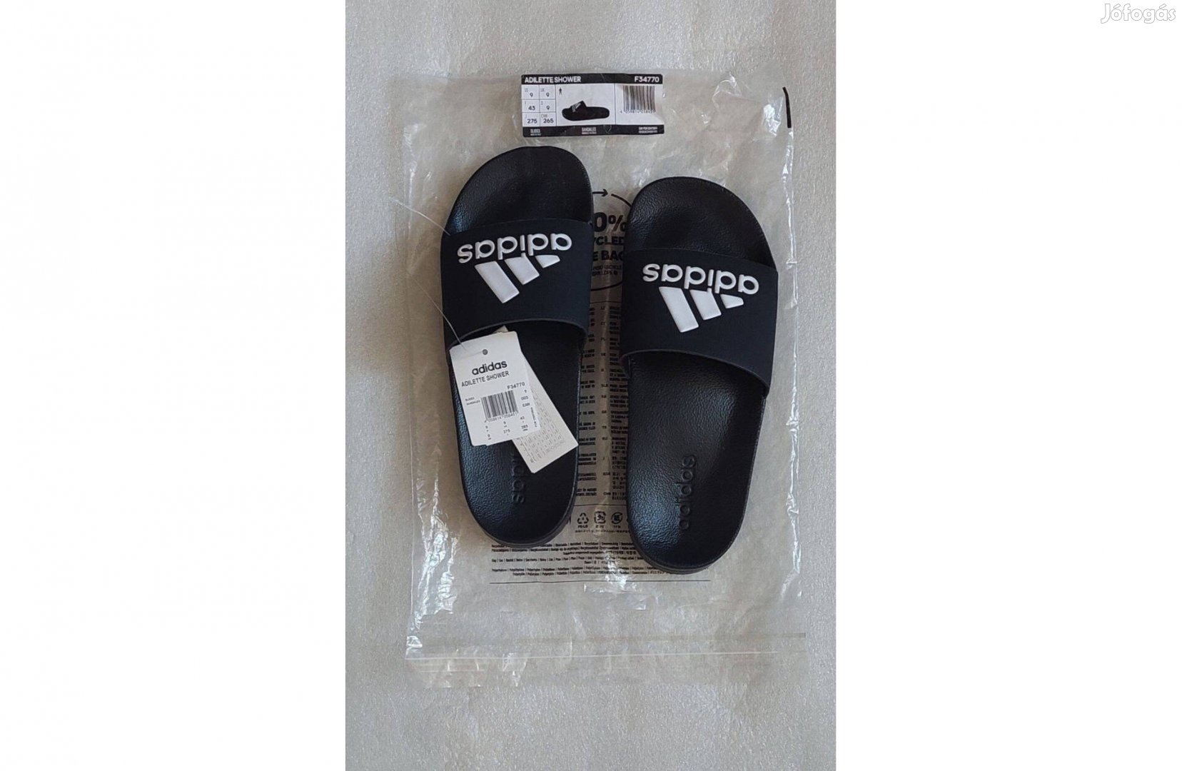 Új adidas papucs gumipapucs 43 méretű