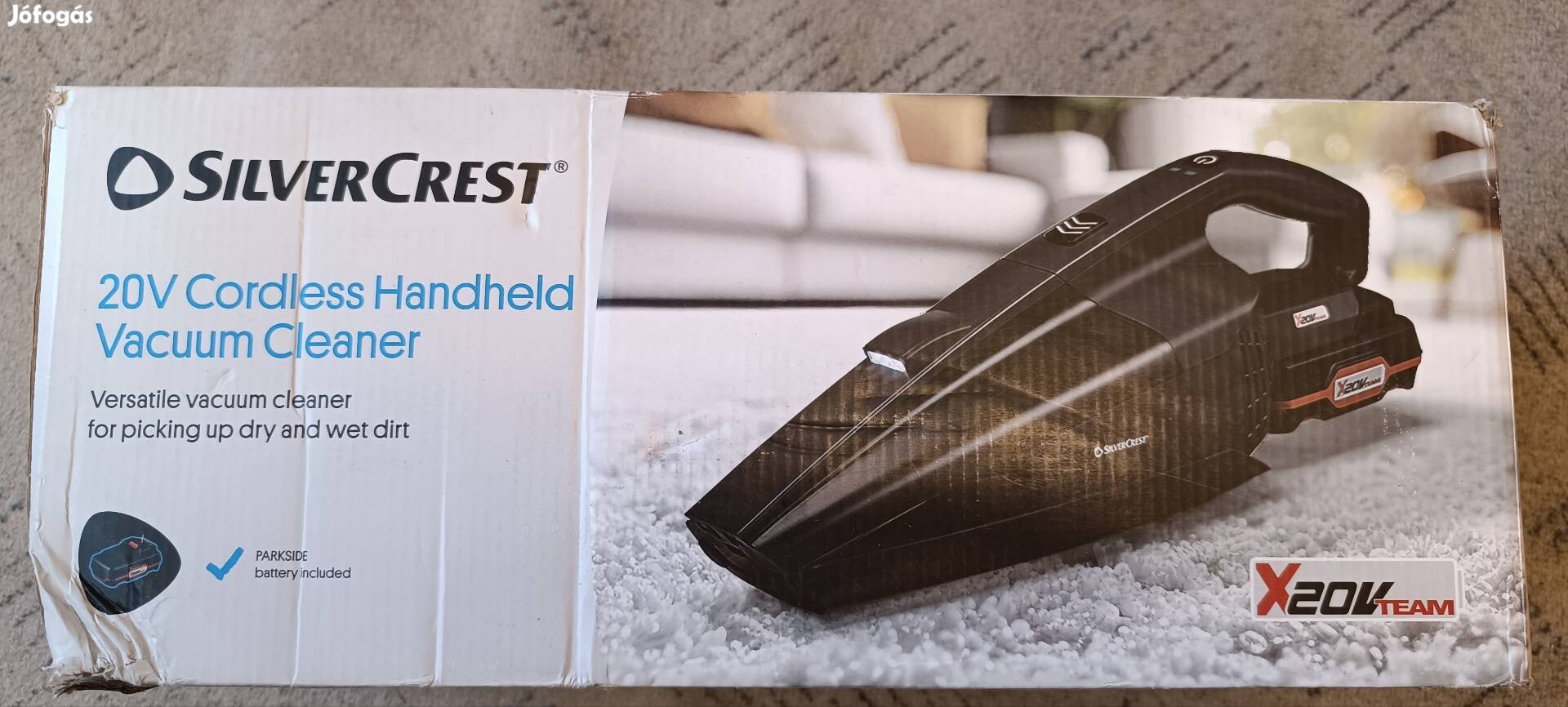 Új akkus porszívó Parkside akku val működik!