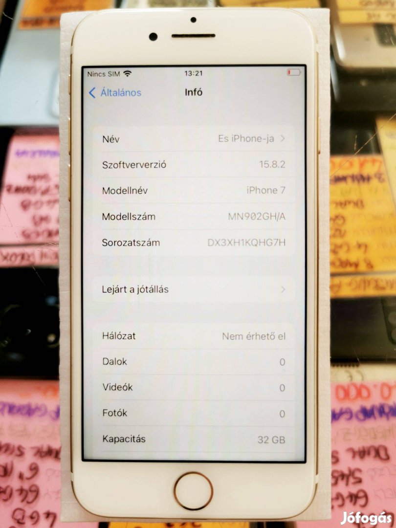 Új aku szinte hibátlan iphone 7 32gb 3 hónap garancia független
