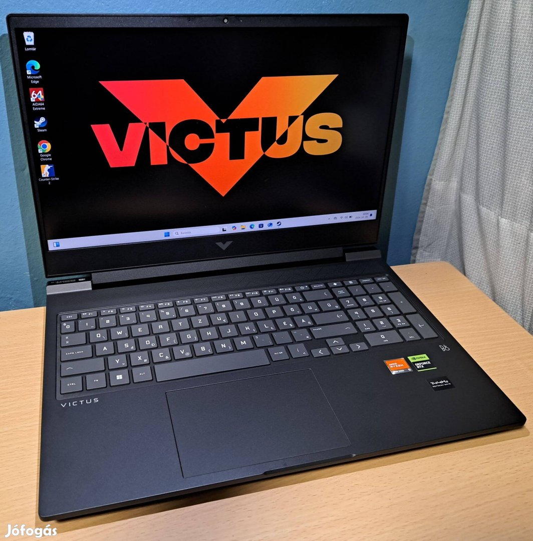 Új állapot, 2 év garancia - HP Victus 16 Gamer laptop