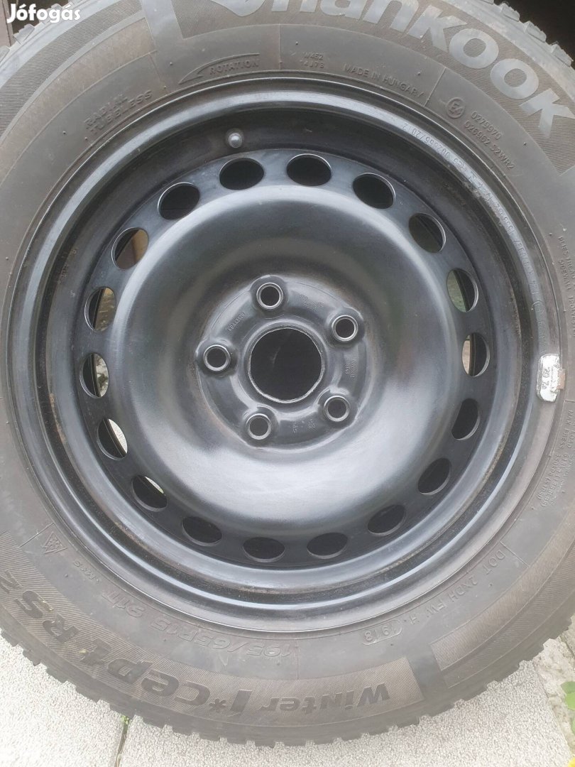 Új állapotú 15" VW VII acélfelni eladó